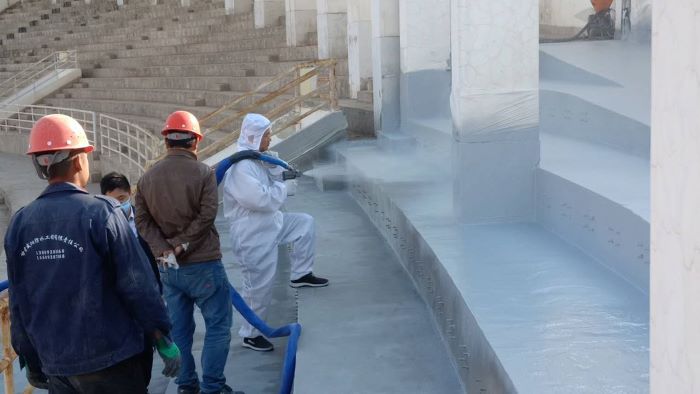 體育看臺防水噴涂 體育看臺防水噴涂