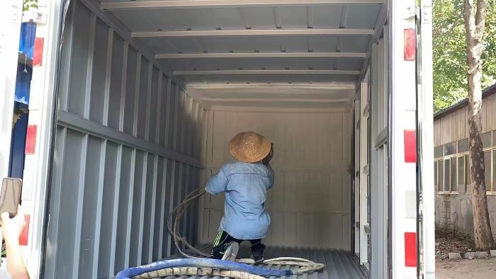 集裝箱保溫噴涂
